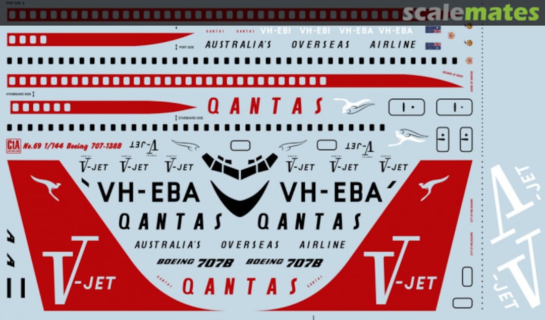 Contents Boeing 707-138B "Qantas" 069 CtA Models Contents Boeing 707-138B "Qantas" 069 CtA Models