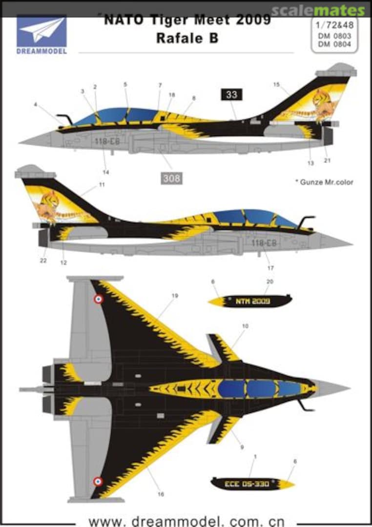 Boxart Rafale B DM 0803 DreamModel Boxart Rafale B DM 0803 DreamModel