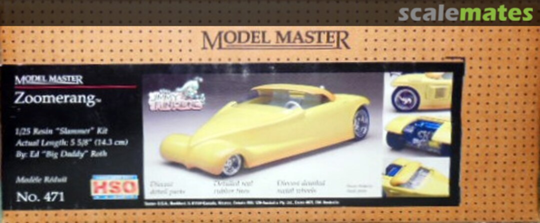 Boxart Zoomerang 471 Testors/Jimmy Flintstone Boxart Zoomerang 471 Testors/Jimmy Flintstone