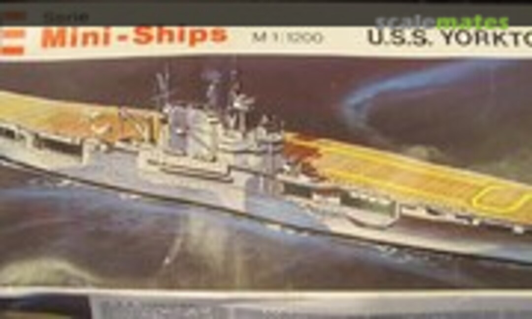 1:1200 U.S.S. Yorktown (Revell H-2402)