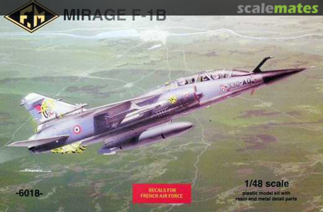 Boxart Dassault Mirage F-1B 6018 Fonderie Miniature Boxart Dassault Mirage F-1B 6018 Fonderie Miniature