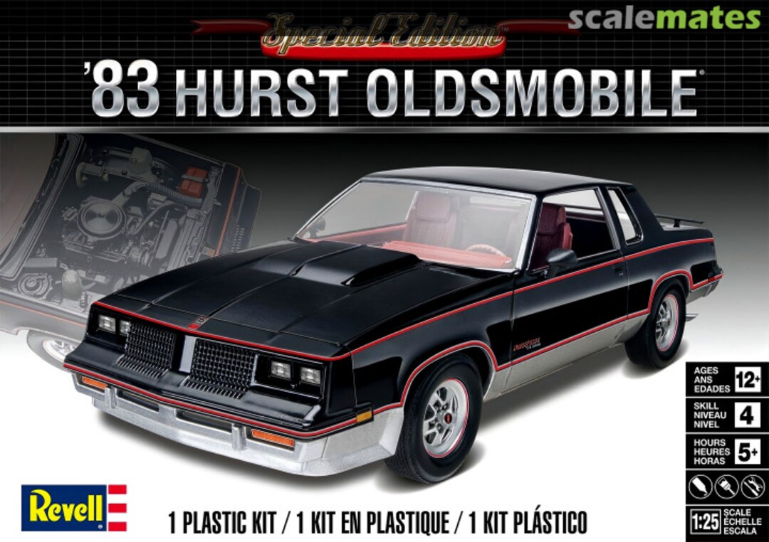 Boxart '83 Hurst Oldsmobile 85-4317 Revell Boxart '83 Hurst Oldsmobile 85-4317 Revell