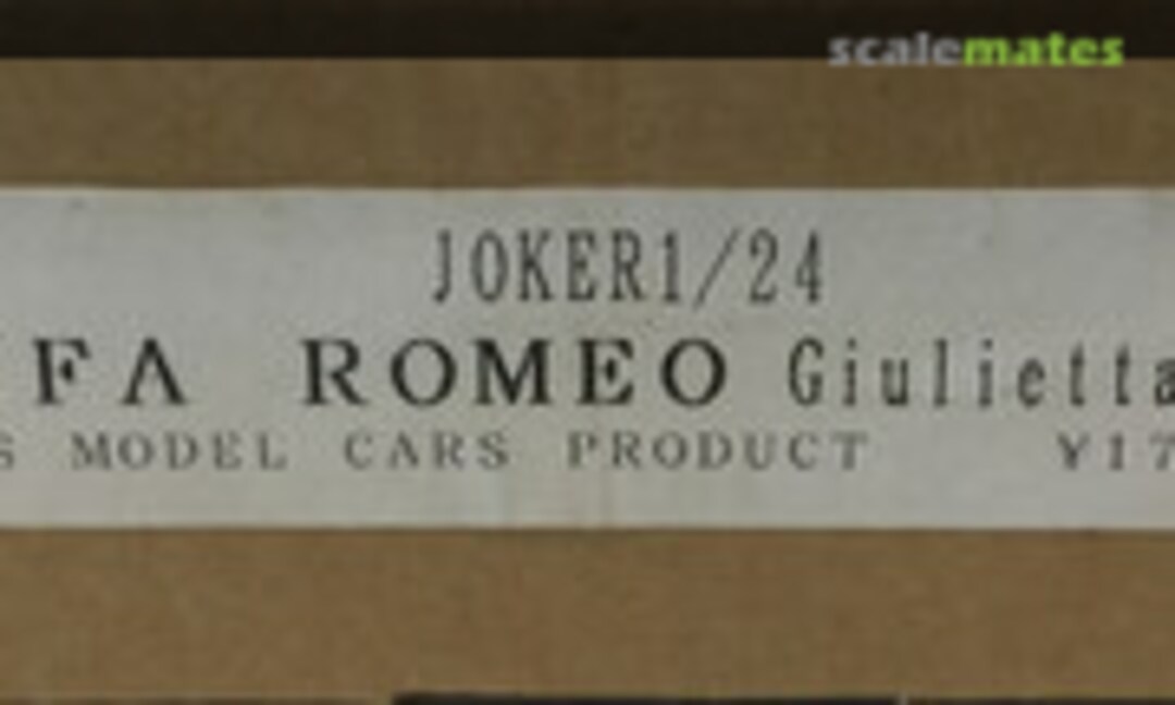 1:24 Alfa Romeo Giulietta SZ (RS Model Cars )