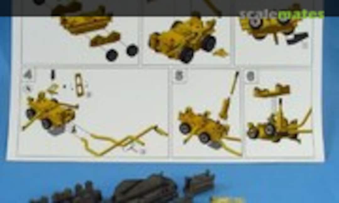 1:48 U.S. Navy torpedo loading cart (Metallic Details MDR4846) MDR4846