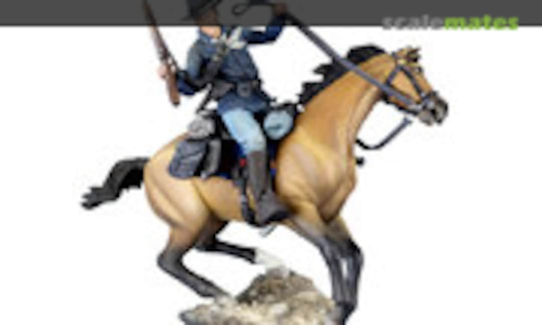 54mm US Cavalry Trooper, 1876 (Andrea Miniatures S4-F46) S4-F46