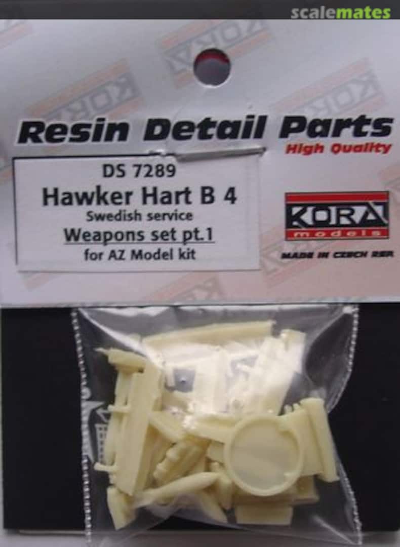 Boxart Hawker Hart B4 DS7289 Kora Models Boxart Hawker Hart B4 DS7289 Kora Models