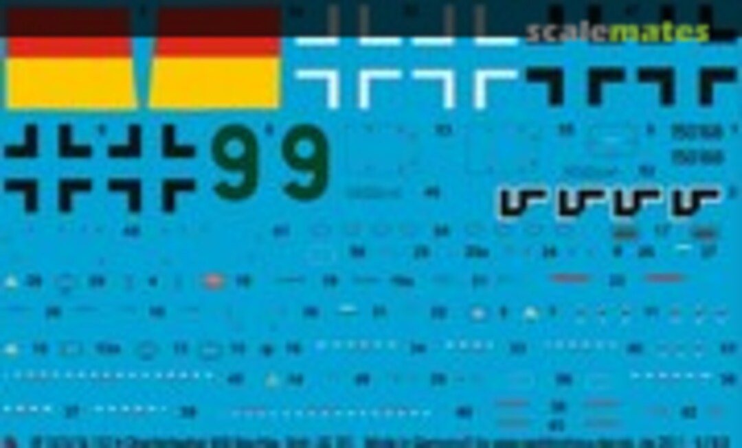 1:32 Ta 152 H Oberfeldwebel Willi Reschke, Stab /JG 301 (Peddinghaus-Decals EP 2474) EP 2474