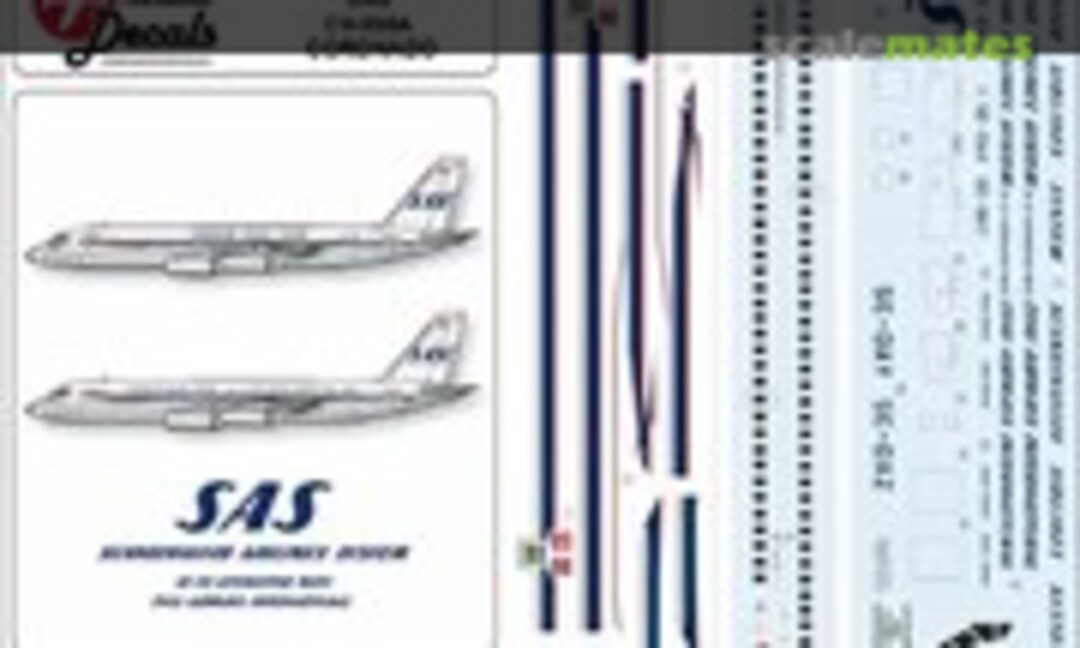 1:135 SAS CV-990A Coronado (Lima November Decals LN135-LE01)