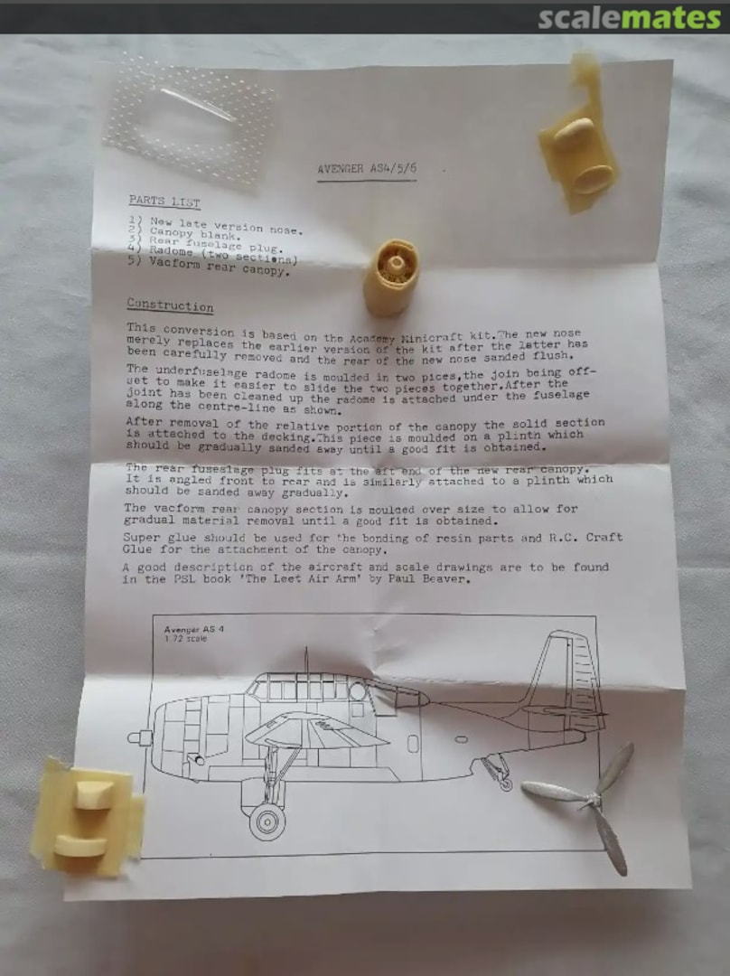 Boxart Grumman Avenger AS.4/5/6 KB00x Kitbits Boxart Grumman Avenger AS.4/5/6 KB00x Kitbits