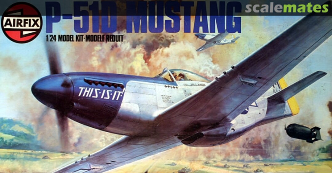 Boxart P-51D Mustang 14001 2 Airfix Boxart P-51D Mustang 14001 2 Airfix
