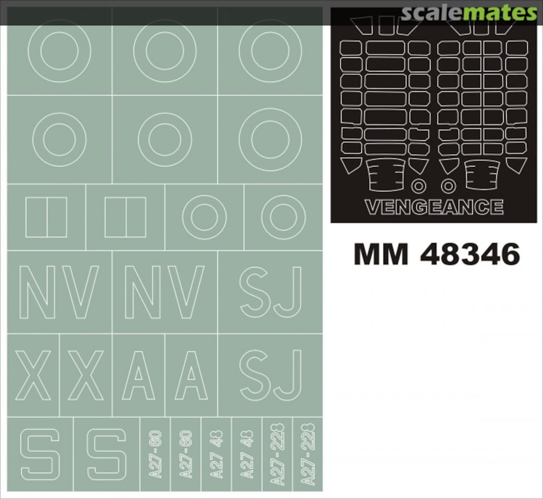 Boxart Vultee Vengeance MM48346 Montex Boxart Vultee Vengeance MM48346 Montex