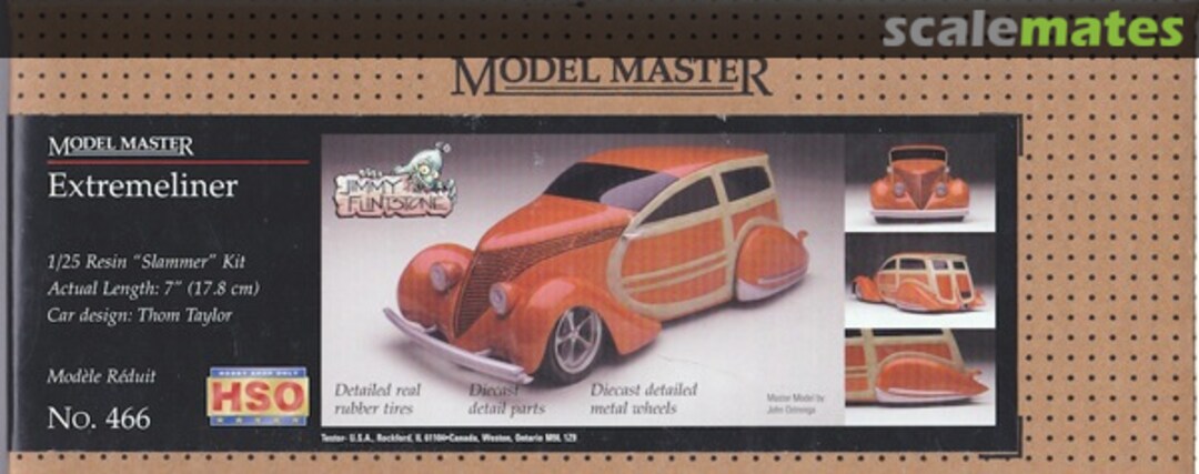 Boxart Extremeliner 466 Testors/Jimmy Flintstone