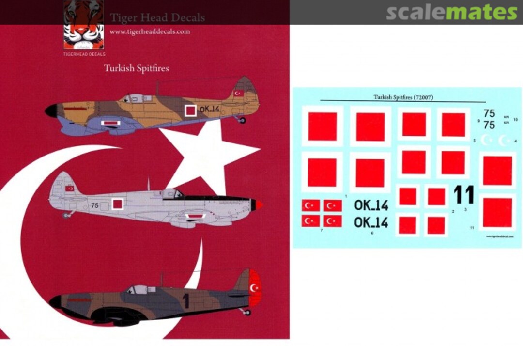 Boxart Turkish Spitfires 72007 Tigerhead Models Boxart Turkish Spitfires 72007 Tigerhead Models