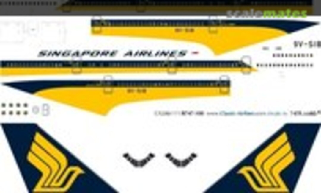 1:200 SIA 747 (Classic Airlines CA200-111) CA200-111