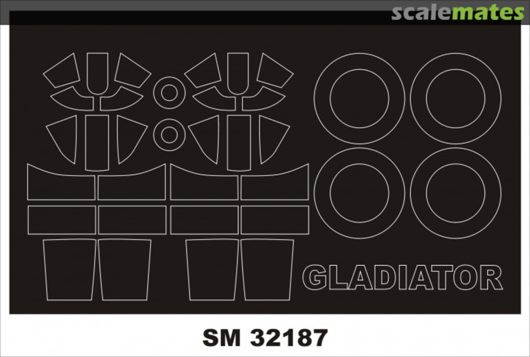 Boxart Gloster Gladiator Mk.I/Mk.II SM32187 Montex Boxart Gloster Gladiator Mk.I/Mk.II SM32187 Montex