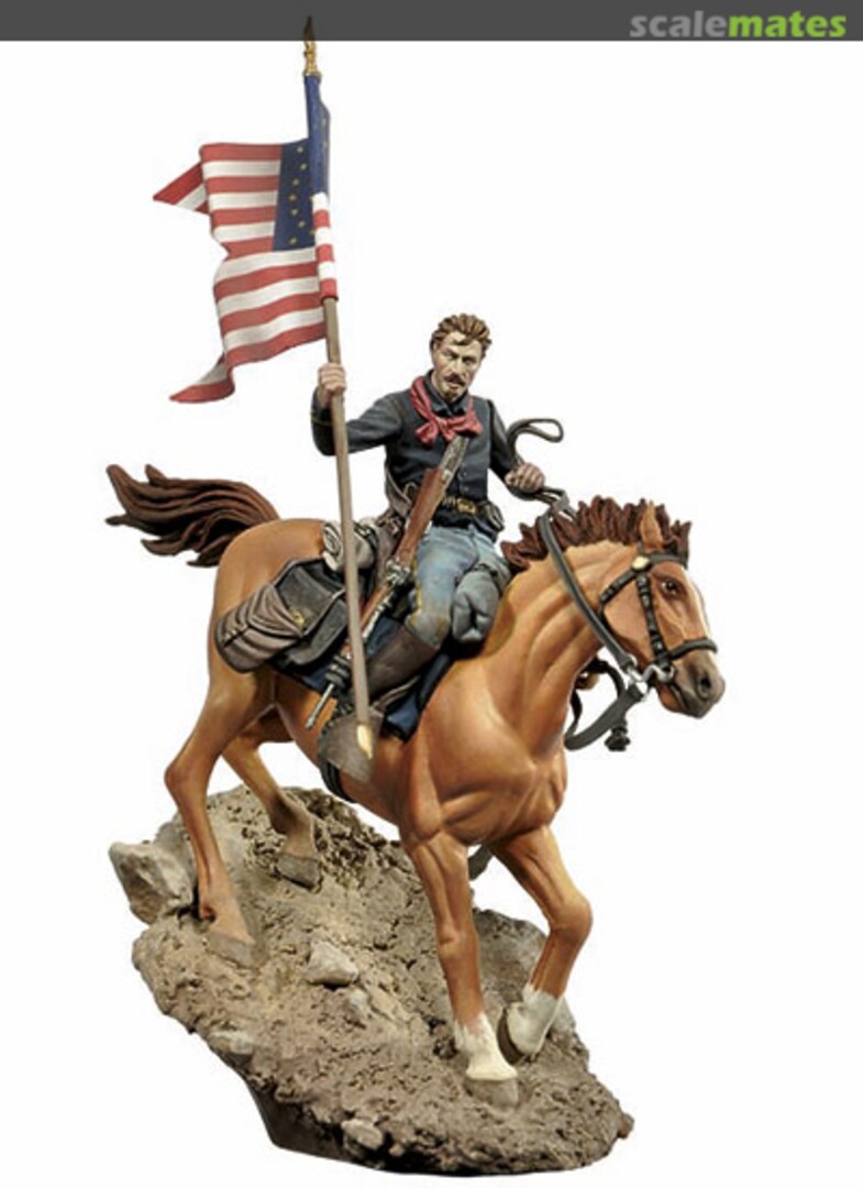 Boxart U.S. Cavalry Flag Bearer, 1876 S4-F44 Andrea Miniatures Boxart U.S. Cavalry Flag Bearer, 1876 S4-F44 Andrea Miniatures