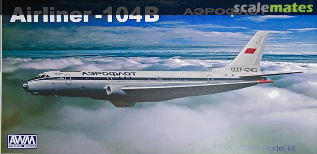 Boxart Tupolev Tu-104B 41104 AWM Boxart Tupolev Tu-104B 41104 AWM