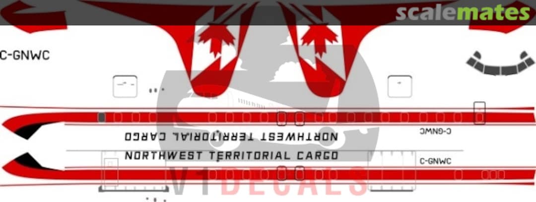 Boxart Northwest Territorial Cargo Lockheed L-188 Electra V1D0179-144 V1 Decals Boxart Northwest Territorial Cargo Lockheed L-188 Electra V1D0179-144 V1 Decals