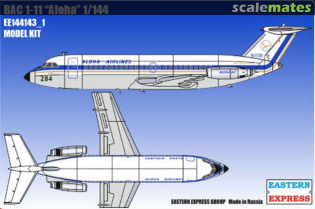 Boxart BAC 1-11 Aloha EE144143-1 Eastern Express Boxart BAC 1-11 Aloha EE144143-1 Eastern Express