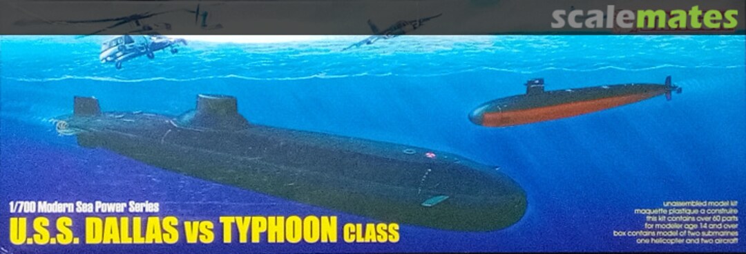 Boxart U.S.S. Dallas vs Typhoon Class 7001 Dragon