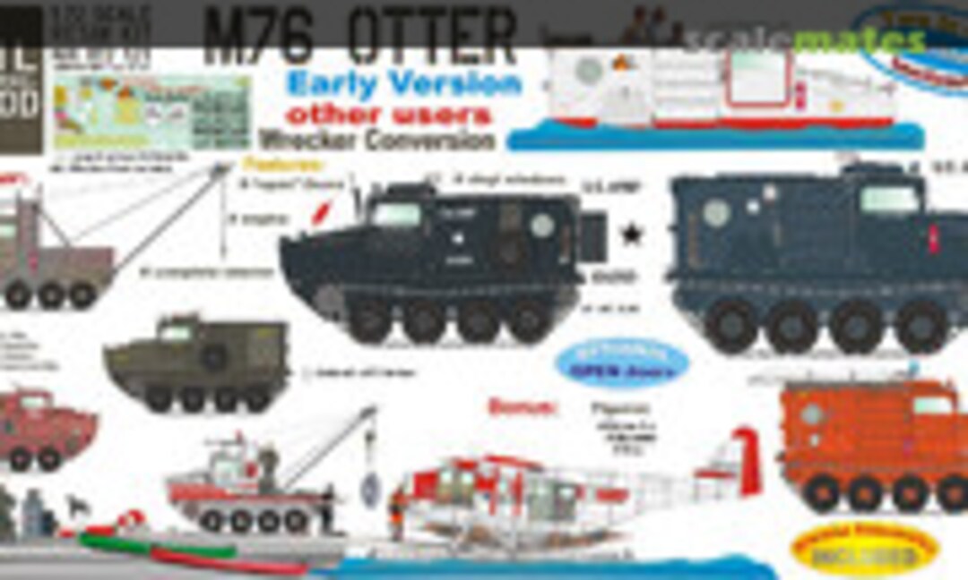 1:72 M76 Otter Early & Wrecker - other users (Mil Mod MM 072 121) MM 072 121