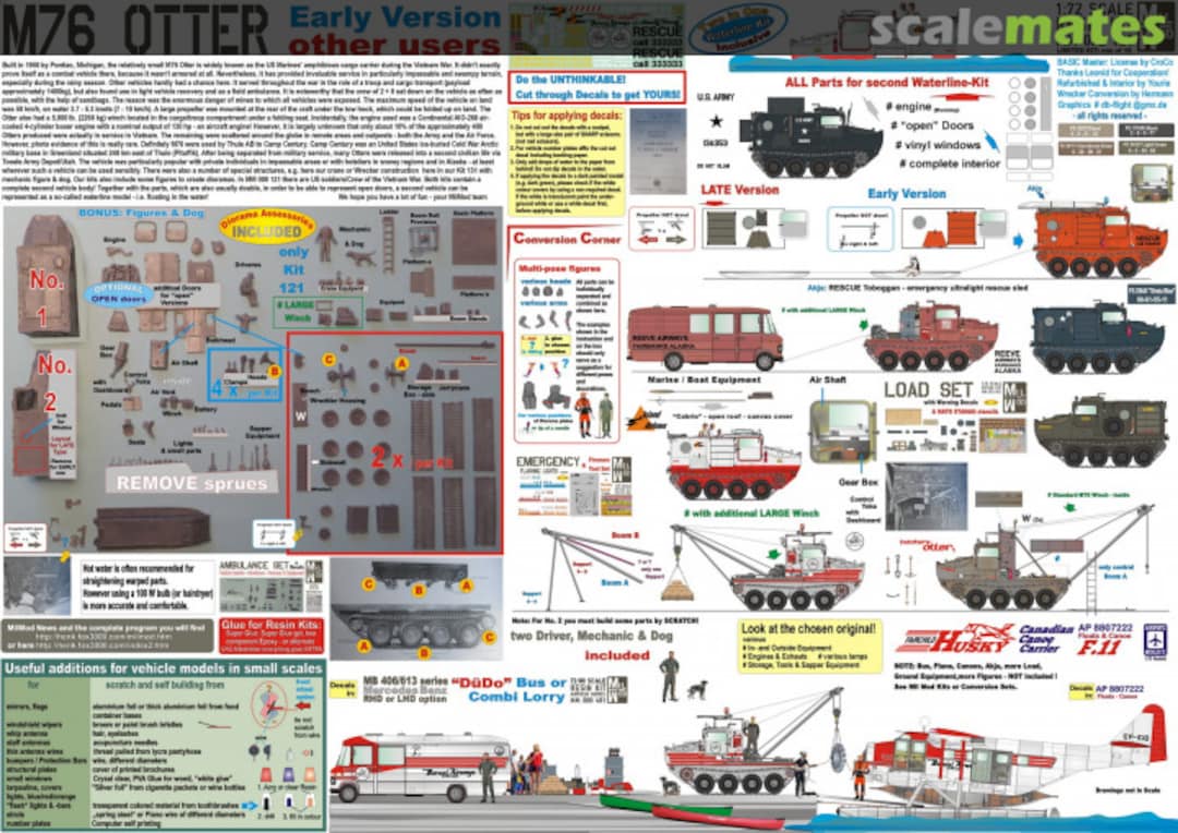 Contents M76 Otter Early & Wrecker - other users MM 072 121 Mil Mod Contents M76 Otter Early & Wrecker - other users MM 072 121 Mil Mod