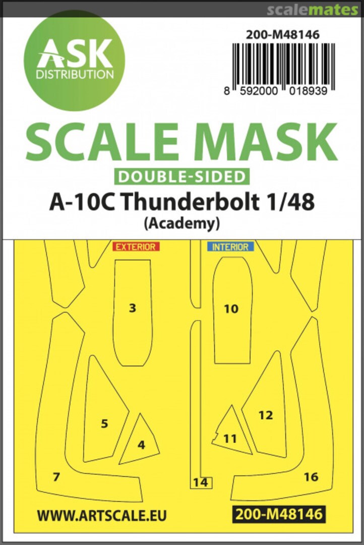 Boxart Fairchild-Republic A-10C Thunderbolt 200-M48146 ASK Boxart Fairchild-Republic A-10C Thunderbolt 200-M48146 ASK