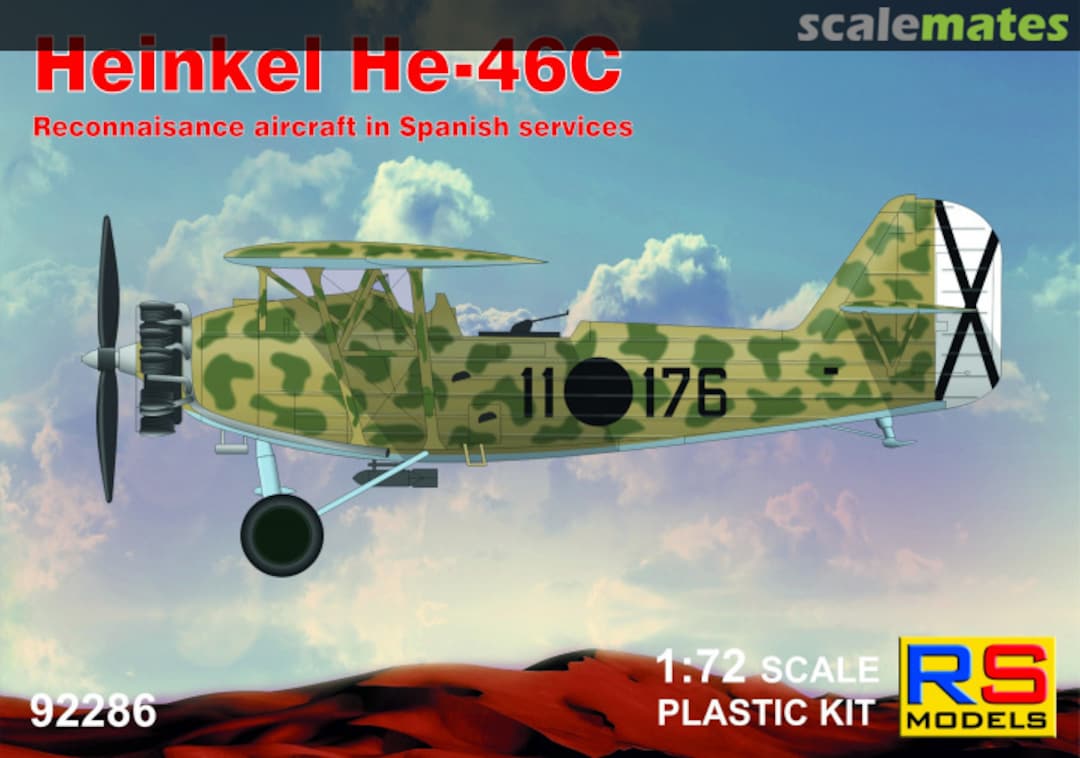 Boxart Heinkel He 46C 92286 RS Models Boxart Heinkel He 46C 92286 RS Models