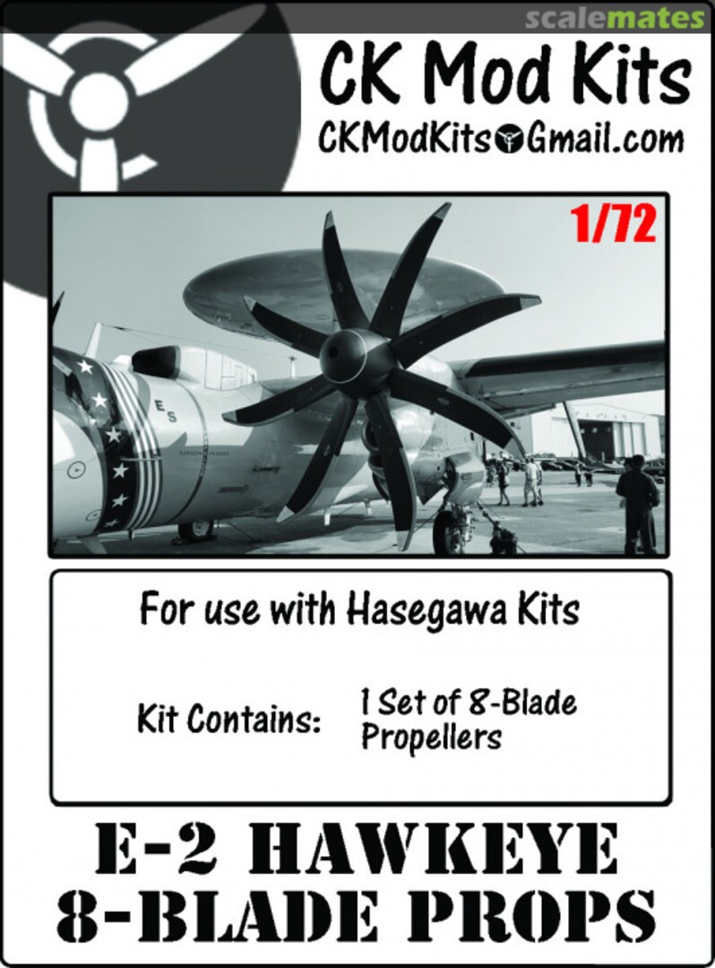 Boxart E-2 Hawkeye 8-Blade Props CK2301 CK Mod Kits Boxart E-2 Hawkeye 8-Blade Props CK2301 CK Mod Kits