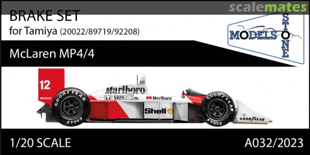 Boxart McLaren MP4/4 Brake Set A032/2023 Stone Models