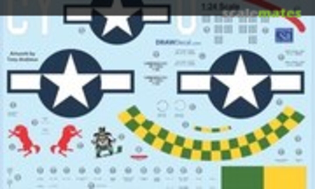1:24 P-51D “Gunfighter” (Draw Decal 24-P51-33) 24-P51-33