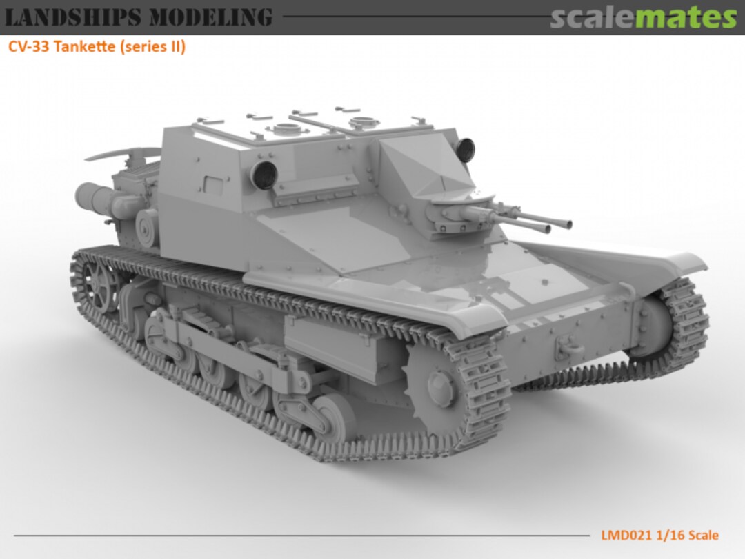 Boxart CV-33 Tankette (series II) LMD021 Landships Modeling