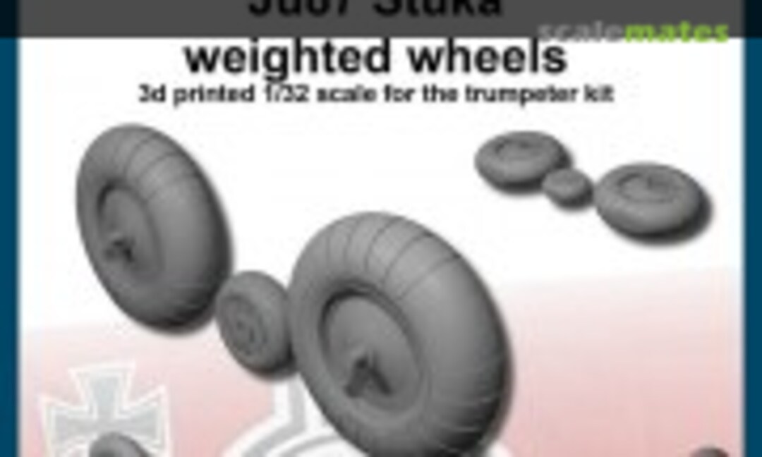 1:32 Ju87 Stuka weighted wheels (FC Model Trend 32223) 32223