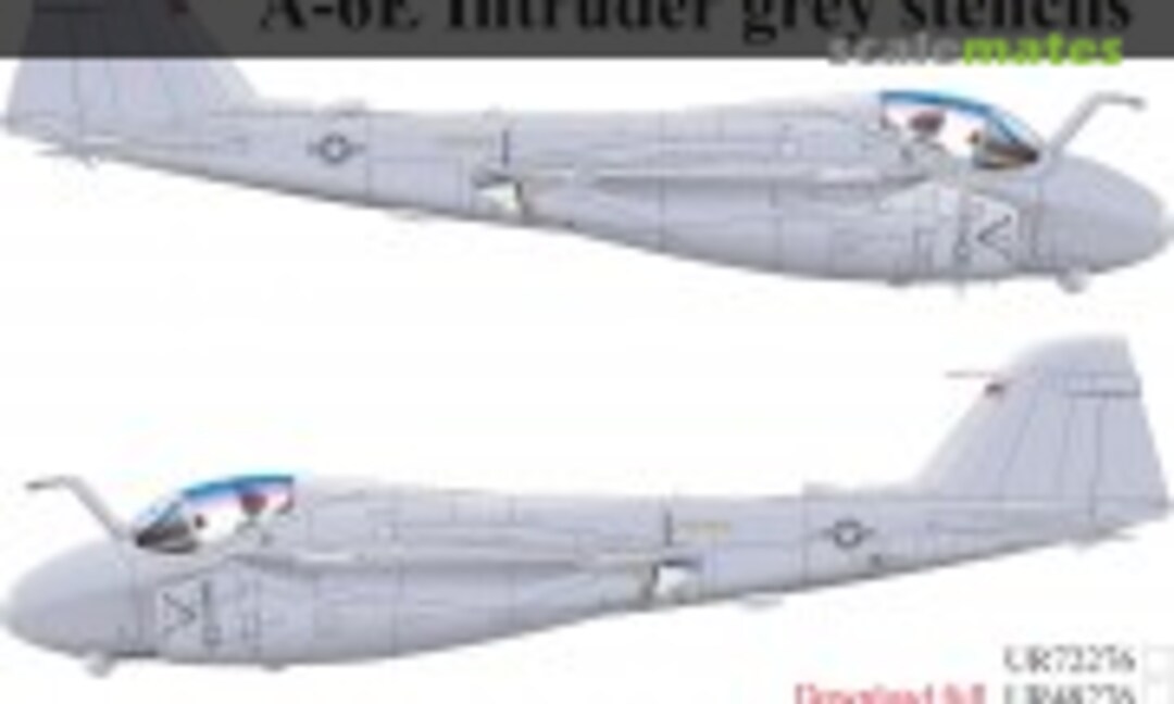 1:72 A-6 Intruder grey stencils with insignia FFA - removable film (UpRise Decal UR72276) UR72276