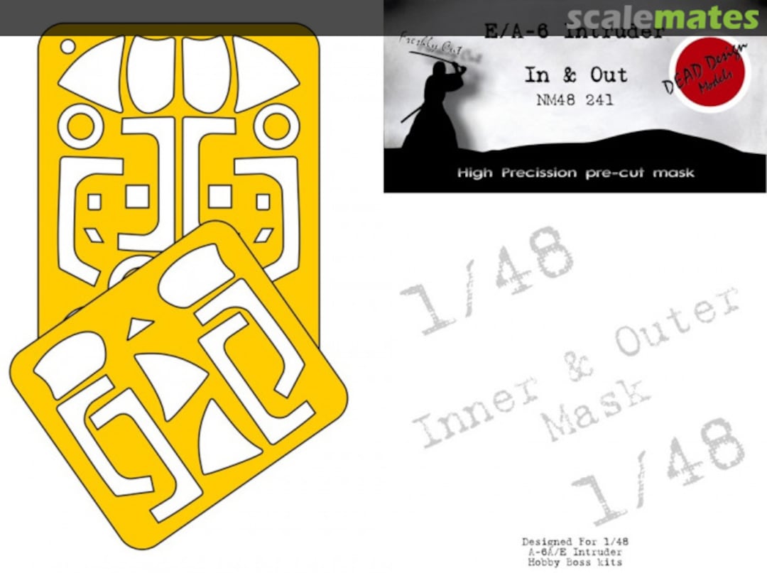 Boxart E/A-6 Intruder double sided masks NM48241 DEAD Design Models Boxart E/A-6 Intruder double sided masks NM48241 DEAD Design Models