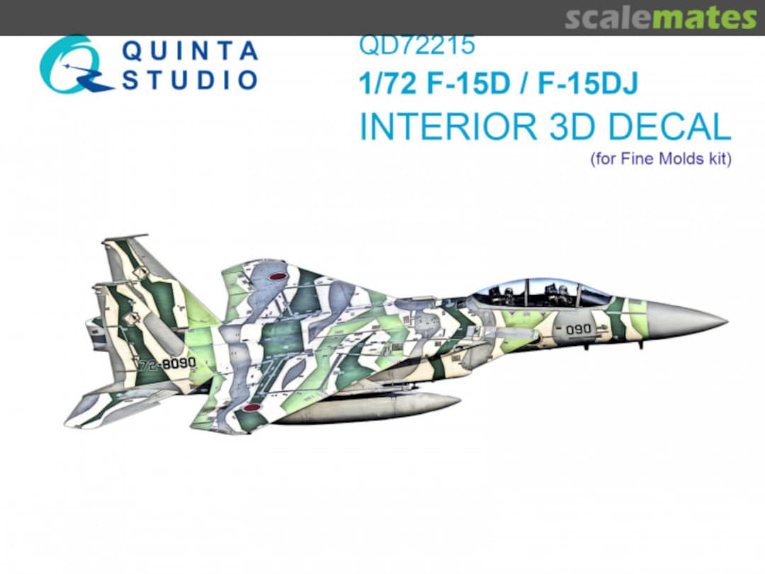 Boxart F-15D/F-15DJ interior 3D decals QD72215 Quinta Studio Boxart F-15D/F-15DJ interior 3D decals QD72215 Quinta Studio