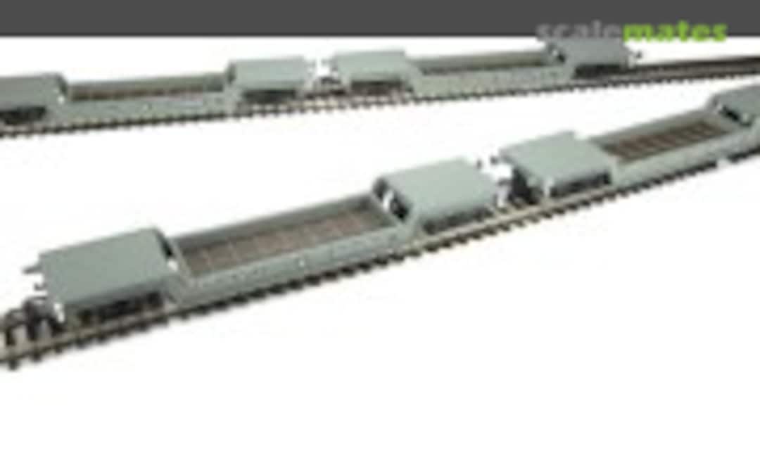 45 ton bogie well wagon BR grey (Bachmann Branchline 33-901E)