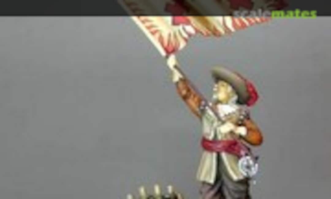 1:32 Officer With Banner Lutzen 1632 (M-Model 32083) 32083