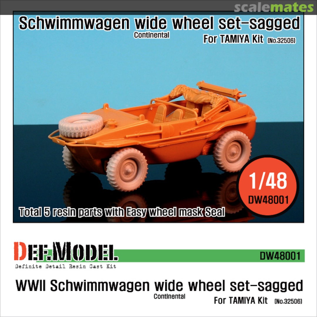 Boxart WW2 Schwimmwagen Wide Wheel set DW48001 Def.Model Boxart WW2 Schwimmwagen Wide Wheel set DW48001 Def.Model