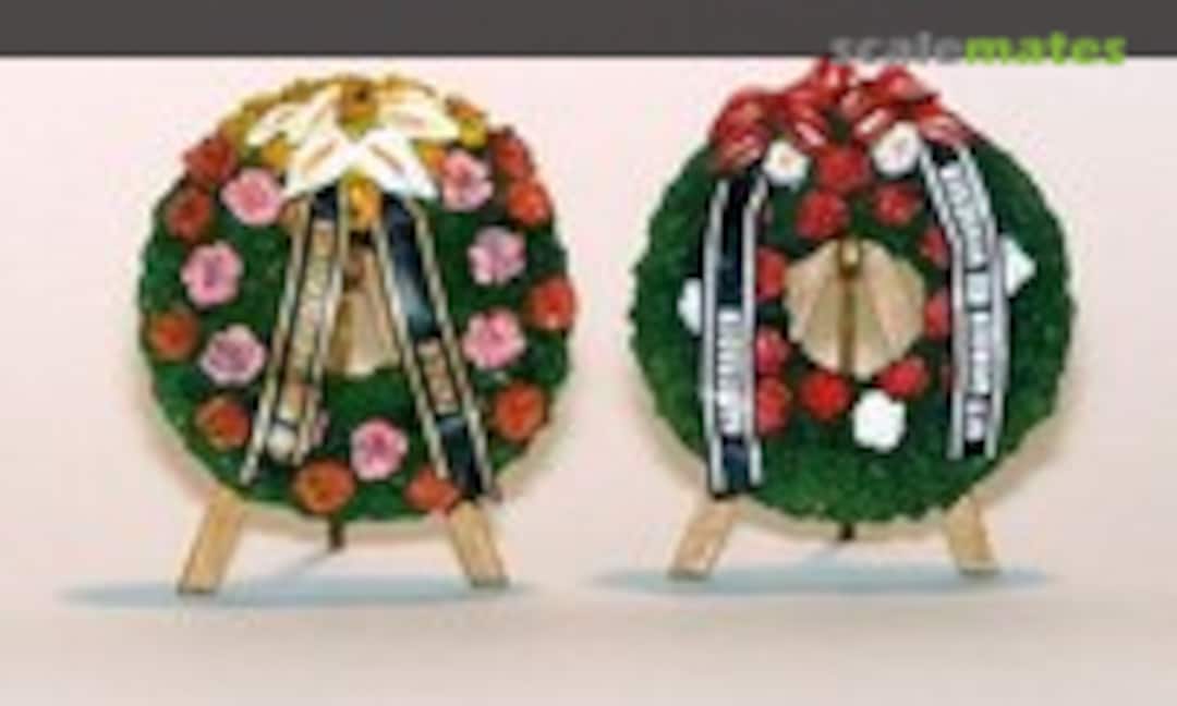 1:35 Funeral wreaths with easels (PlusModel 376)