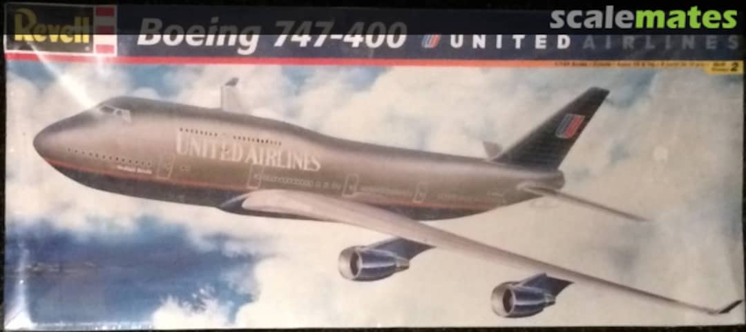 Boxart Boeing 747-400 85-4672 Revell Monogram Boxart Boeing 747-400 85-4672 Revell Monogram