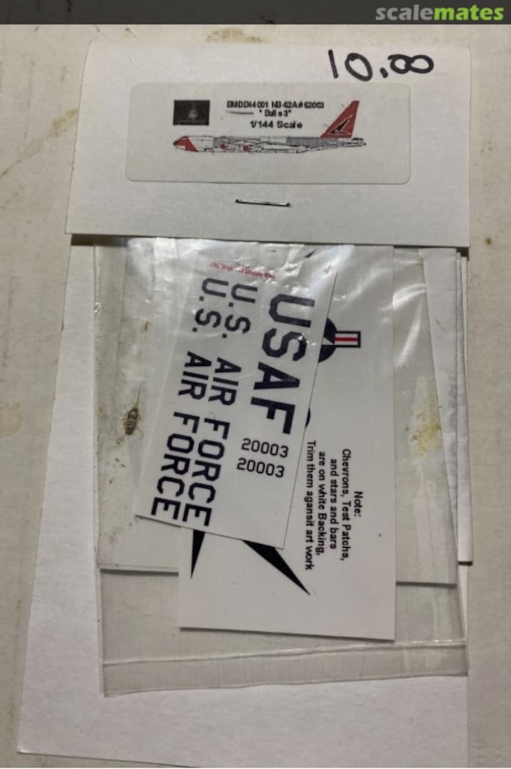 Boxart NB-52A Stratofortress 52-0003 "Balls 3" BMDD44001 Buffmaster Designs Boxart NB-52A Stratofortress 52-0003 "Balls 3" BMDD44001 Buffmaster Designs