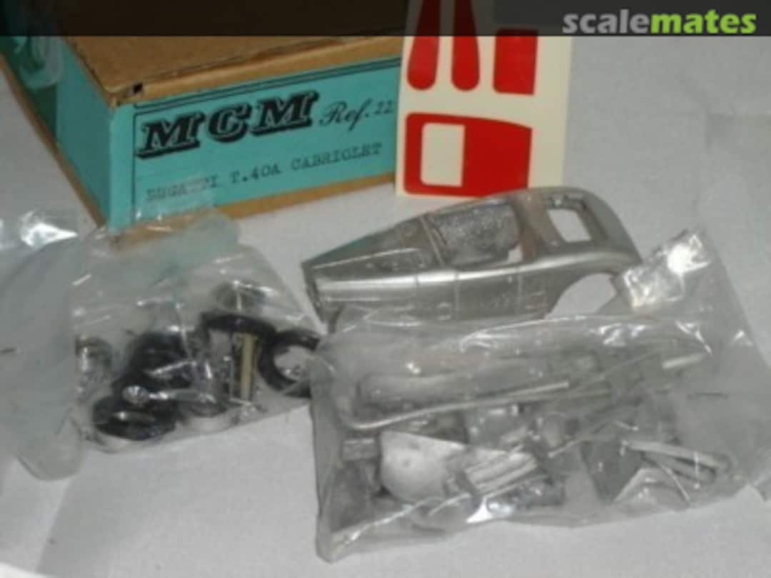 Boxart Bugatti Type 40A Roadster 22 M.C.M. Boxart Bugatti Type 40A Roadster 22 M.C.M.