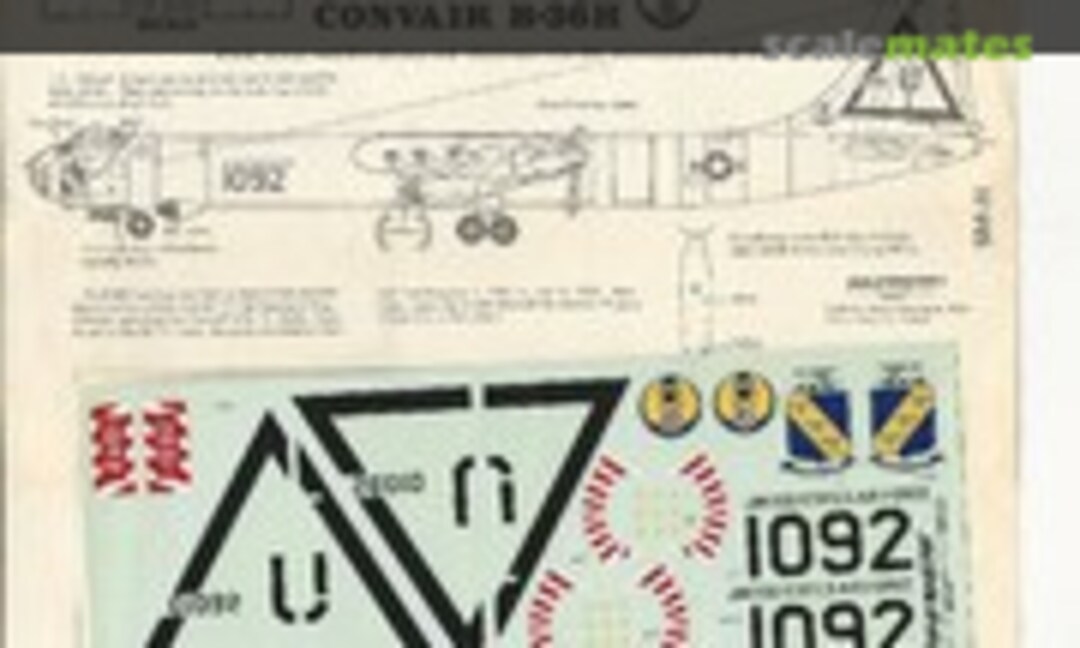 1:72 Convair B-36H Peacemaker (Scale-Master SM-31) SM-31