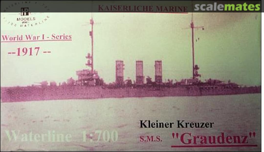 Boxart Kleiner Kreuzer SMS "Graudenz" WWI-WL-G-047 HP-Models