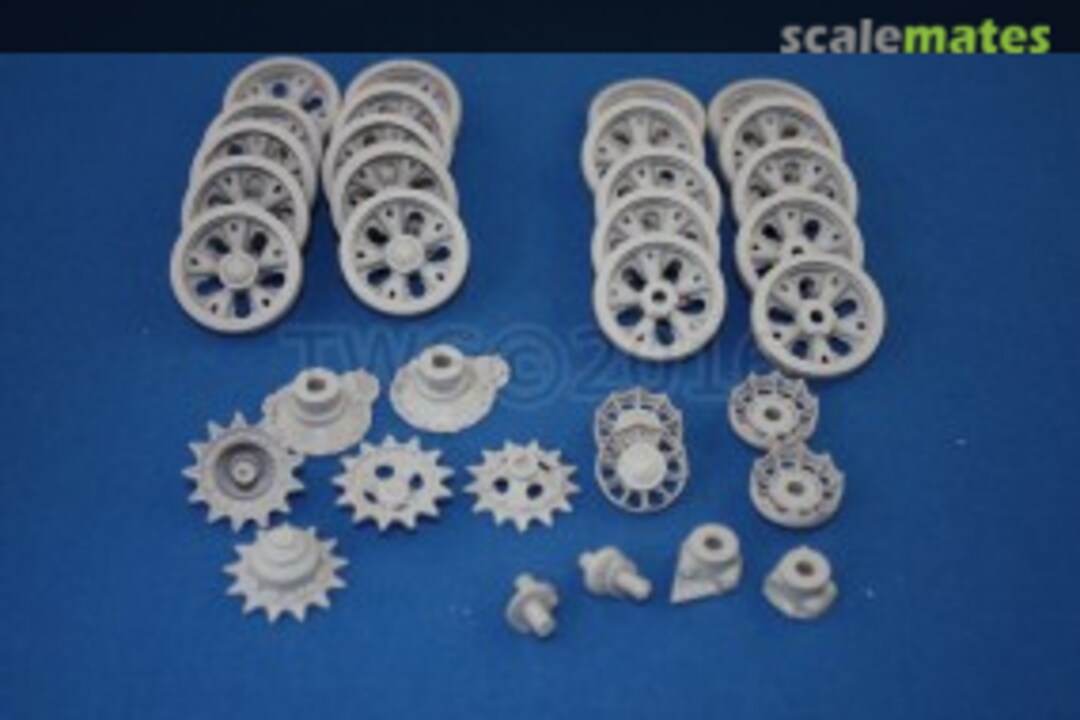Boxart T-54 Running Gear Set OMSh TWS355053 Tank Workshop Boxart T-54 Running Gear Set OMSh TWS355053 Tank Workshop