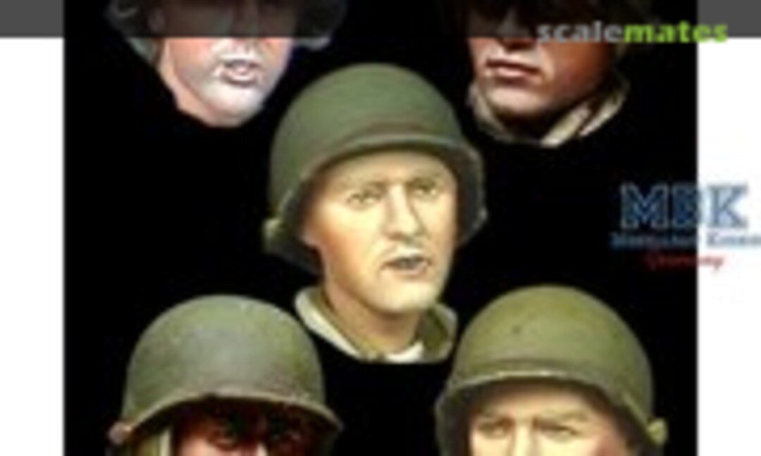1:35 WW2 US Infantry Head Set (Alpine Miniatures H019) H019