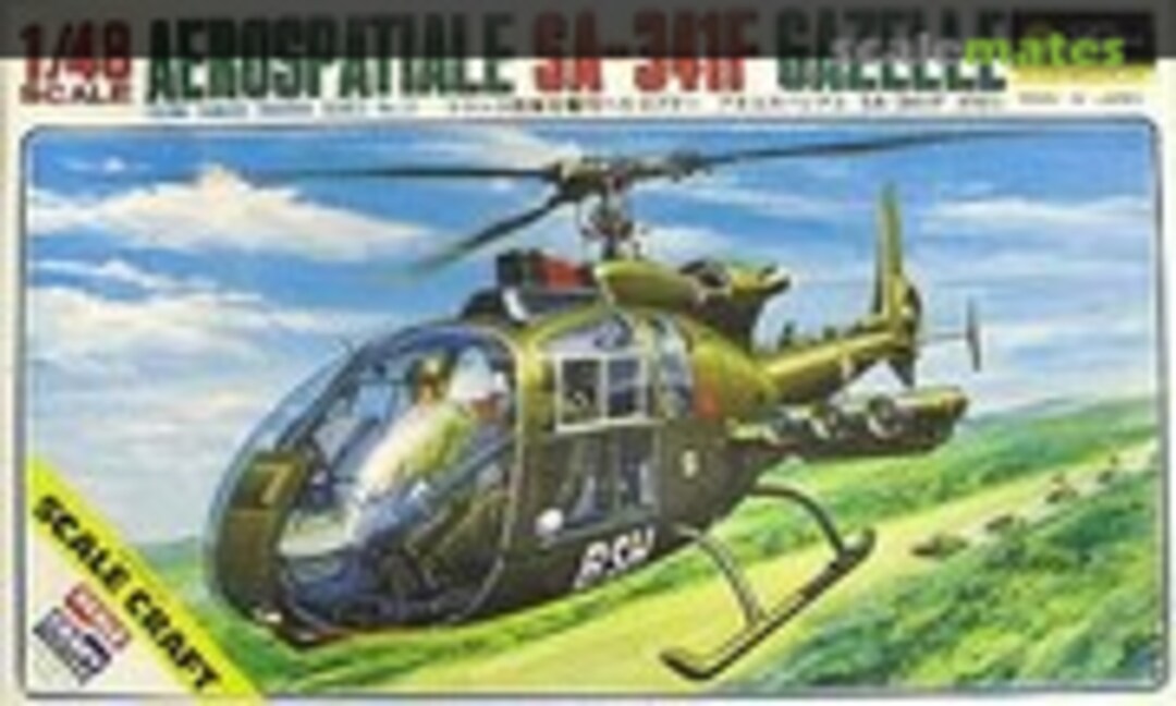 1:48 Aerospatiale SA-341F Gazelle (Fujimi/Scale Craft 5A32)