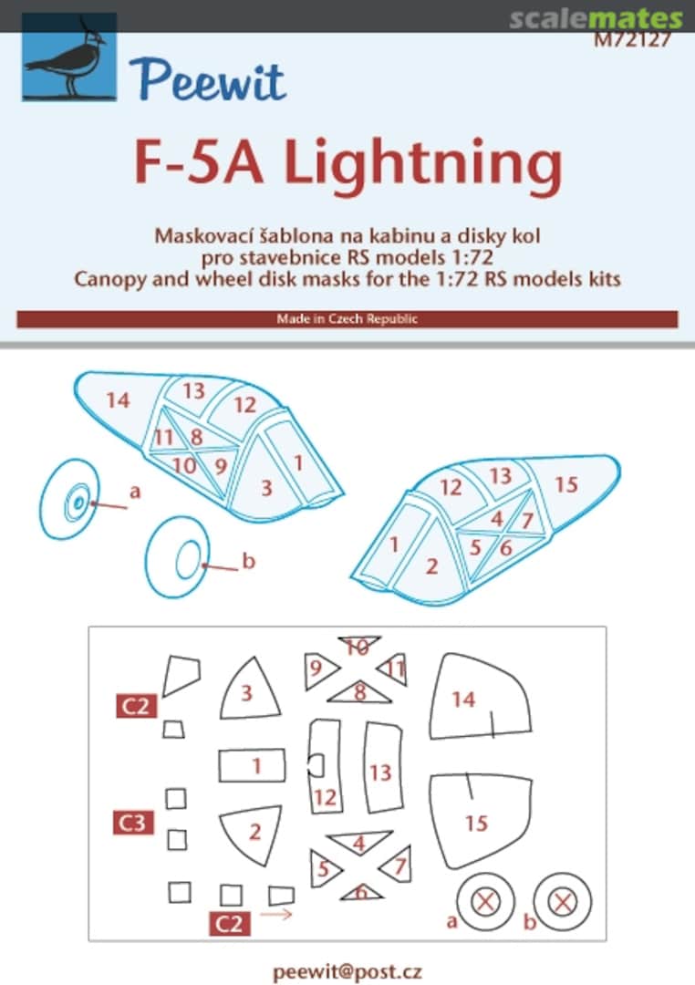 Boxart F-5A Lightning M72127 Peewit Boxart F-5A Lightning M72127 Peewit