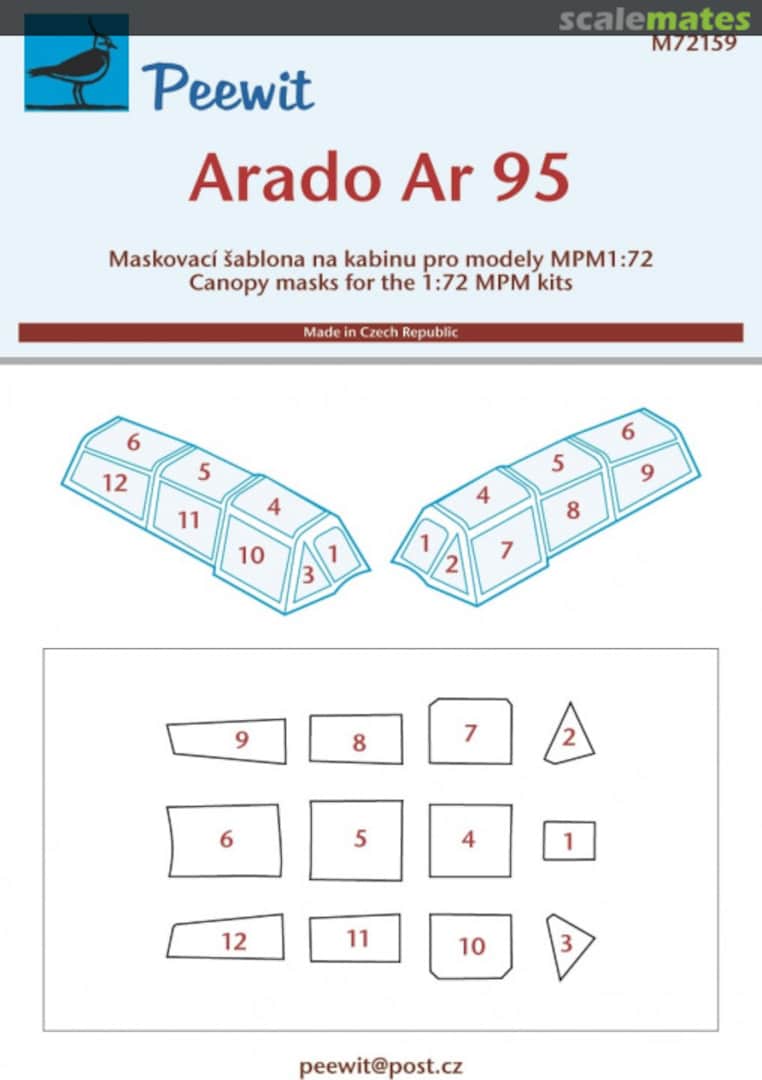 Boxart Arado Ar-95A/Ar-95B/L M72159 Peewit Boxart Arado Ar-95A/Ar-95B/L M72159 Peewit
